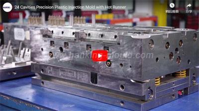 24 Cavity Plastic Precision Injection Molds with Hot Runner
